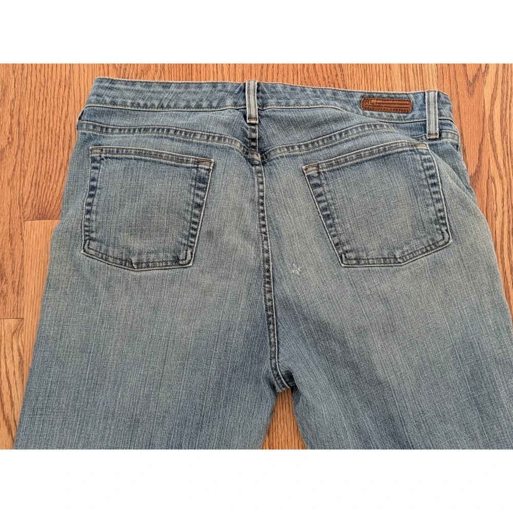 Polo Jeans Co Ralph Lauren Women's 16x32 Kelly Stretch Blue Denim Bootcut Jeans